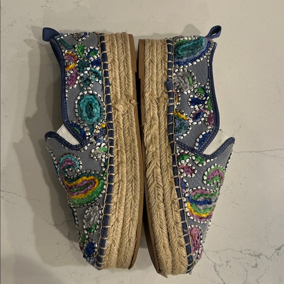 Sam Edelman Carrin Embroidered Paisley Espadrilles - Picture 5 of 10
